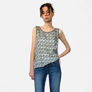 Carven Silk Cami Top